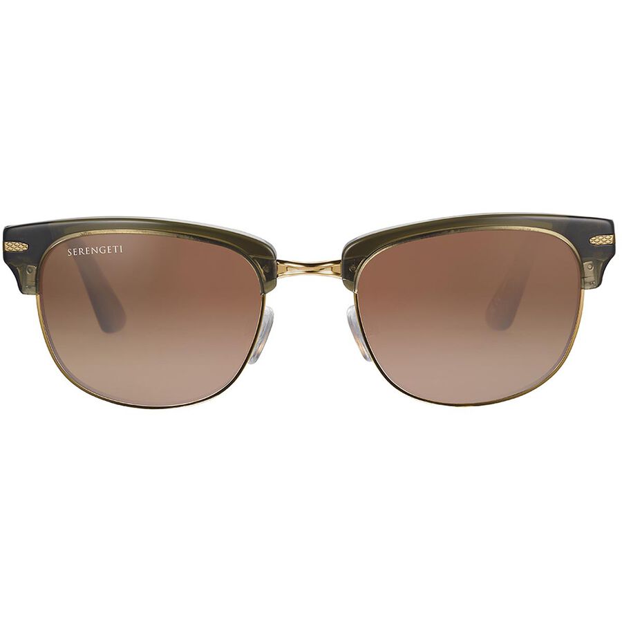 CHADWICK, Shiny Crystal Dark Green Shiny Gunmetal Metal-Mineral Polarized Drivers Gradient Cat 2 to 3, hi-res